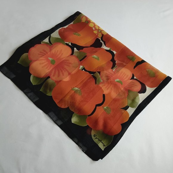 Symphony Silk Scarf. - Picture 7 of 9